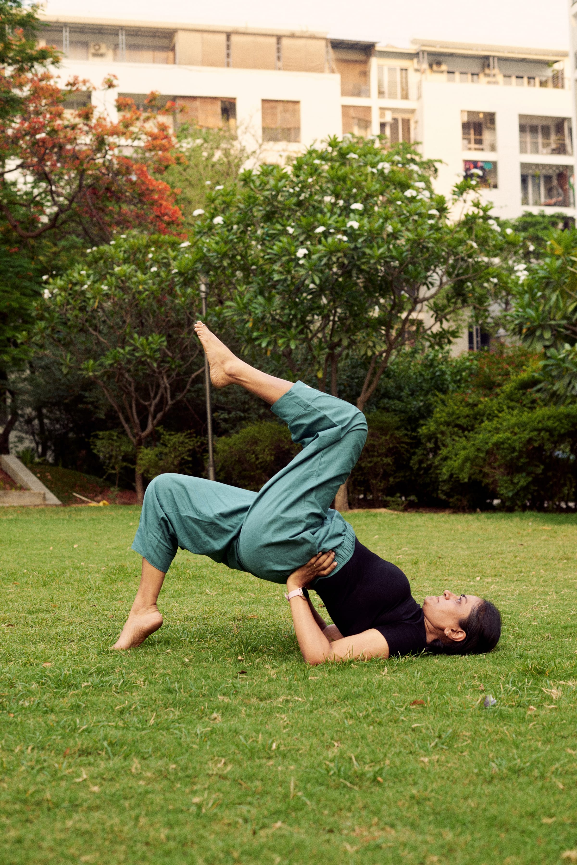 Bridge pose