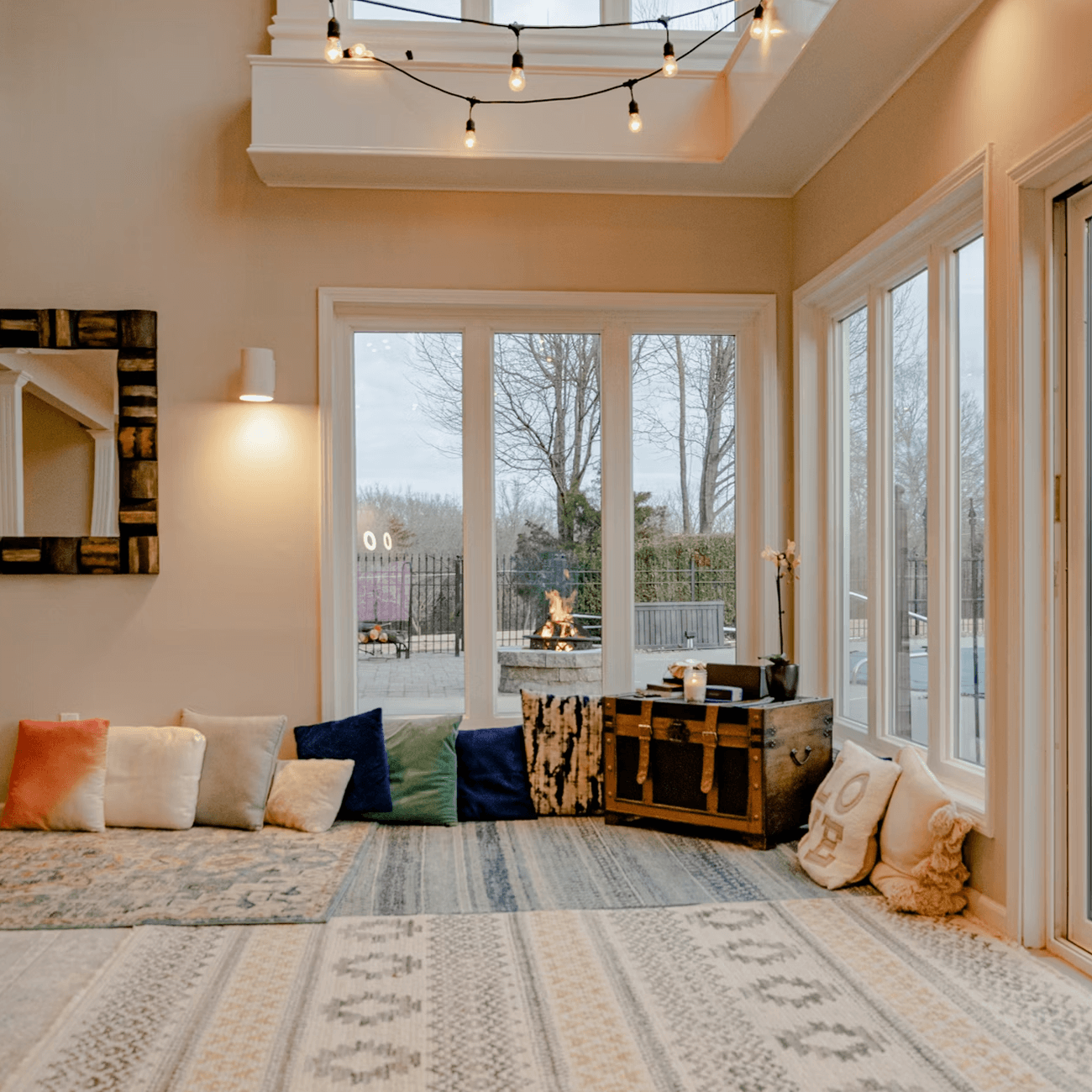 Suchbliss yoga studio interior